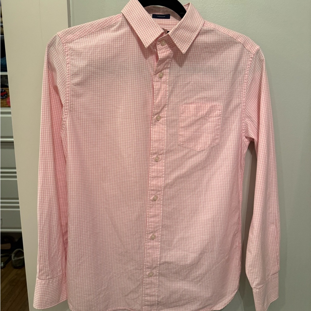 Crewcuts Pink Checkered Button-Down Shirt